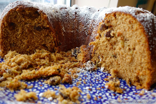 http://www.farmfreshfeasts.com/2013/07/triple-chip-zucchini-spice-cake.html