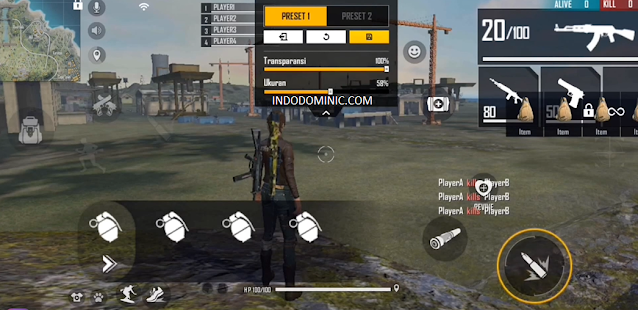 Custom Hud Free Fire HP Xiaomi Redmi