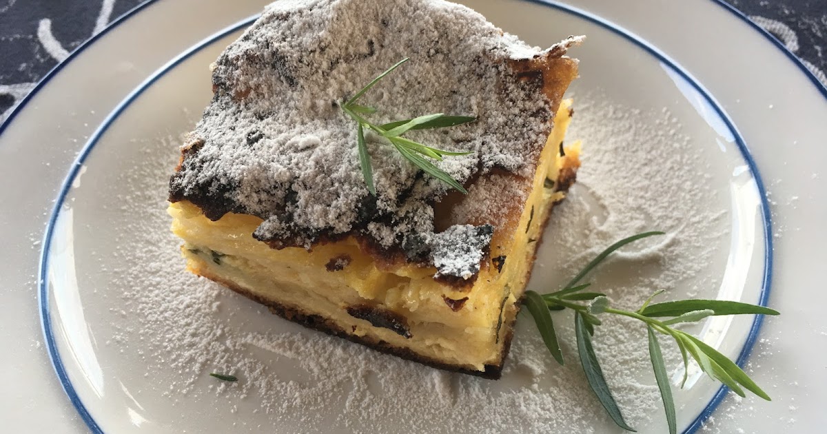 HOMEMADE SLOVENIAN FOOD STRUDEL WITH TARRAGON