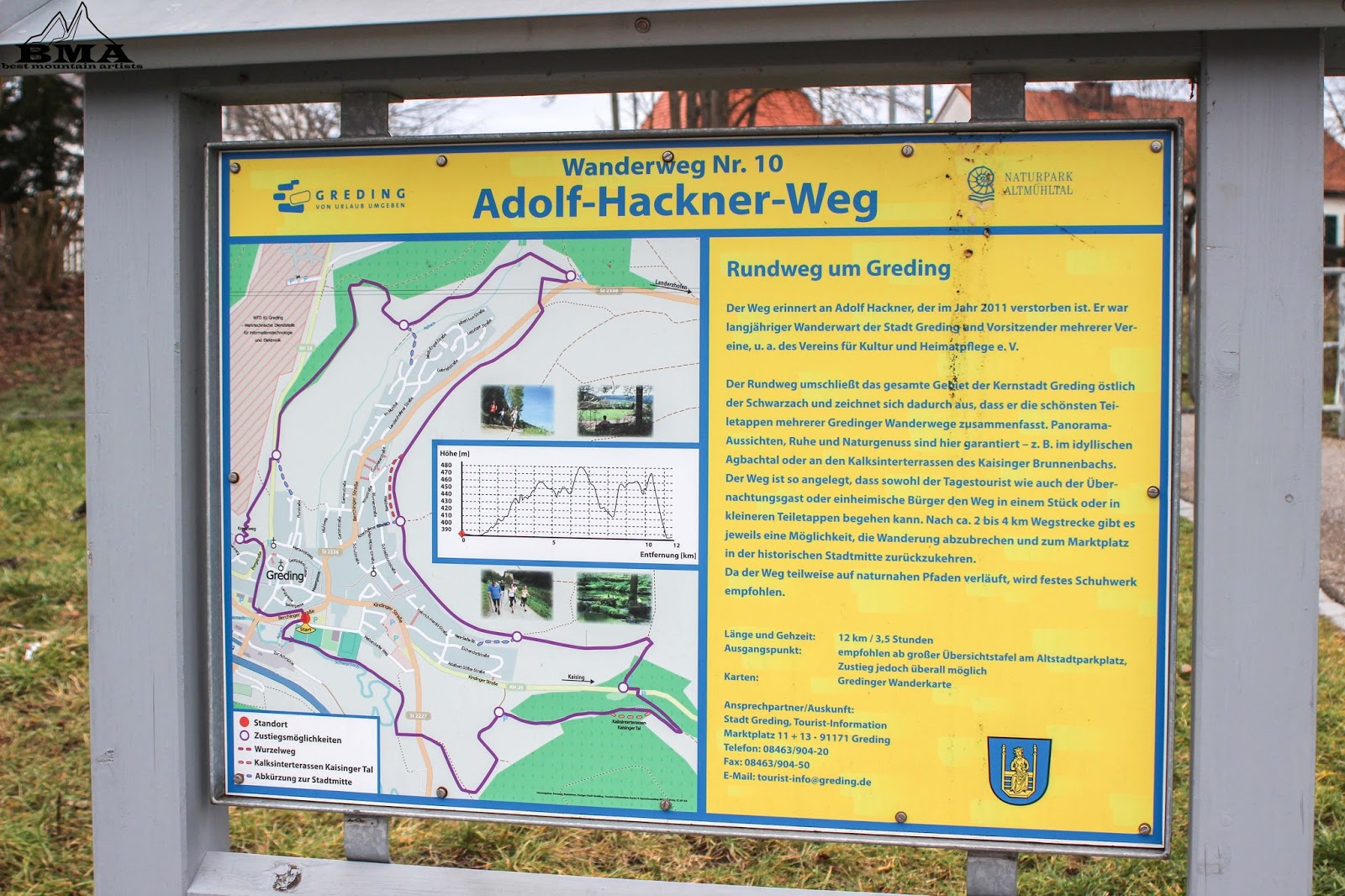 Adolf Hackner Weg Rundtour Um Greding Naturpark Altmuhltal