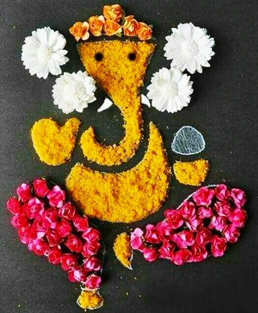 Rangoli Design Images for Ganesh Chaturthi