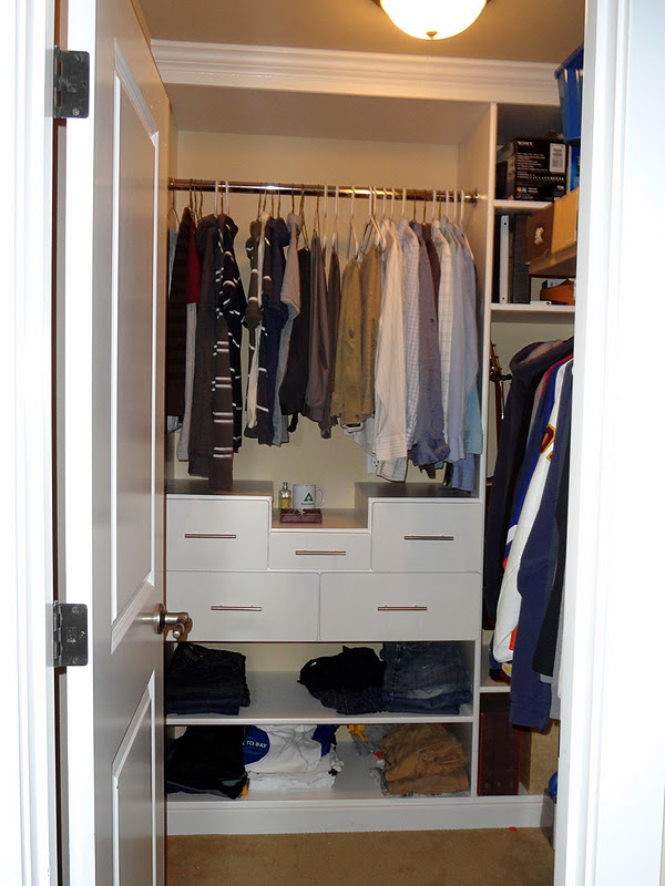 My husbands DIY closet built in's or Better than ...