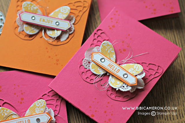 Thoughful banners Stampin Up