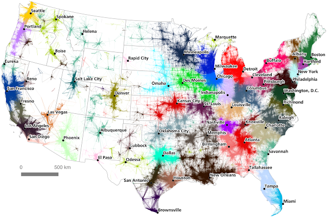 chart usa geography megaregions work commute