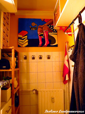 Berliner Landpomeranze: Ein Berlin-Gartenblog: Pop-Art fürs Badezimmer