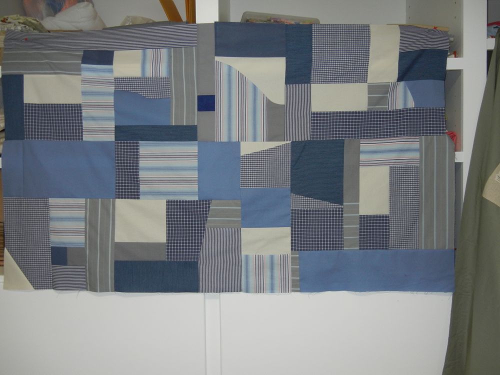 Baumcat Project Men's dress shirt quilt