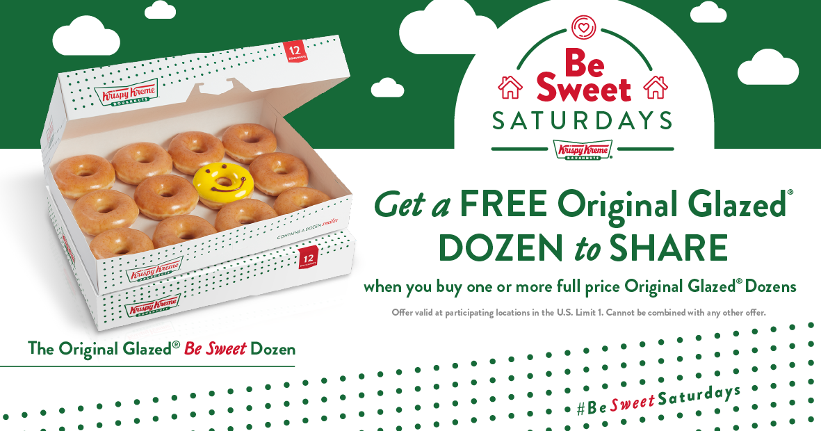 Krispy Kreme BOGO Saturdays