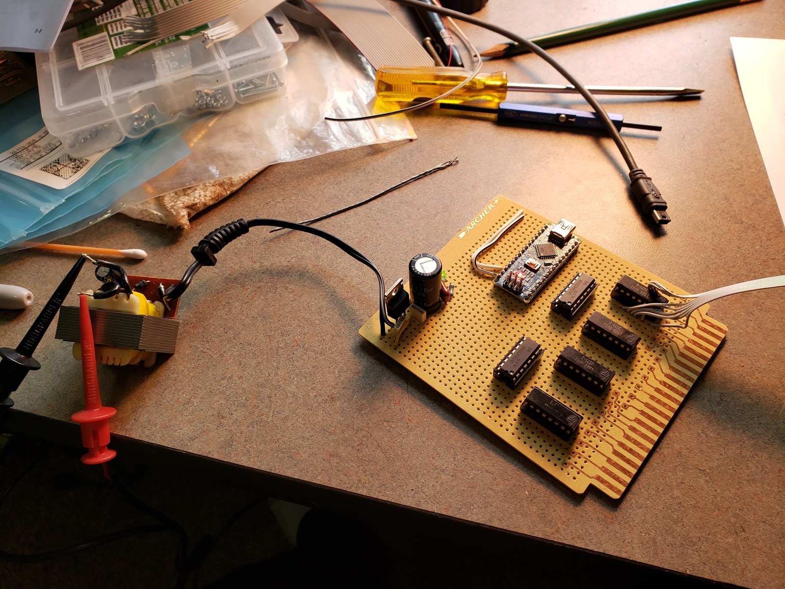 Nixie Tube Clocks By Doug Starting wiring