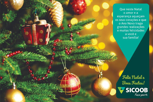 Sicoob deseja a você um Natal de amor e esperança