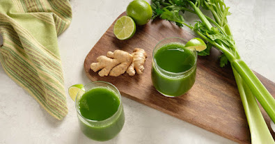 CELERY AND GINGER JUICE RECIPE