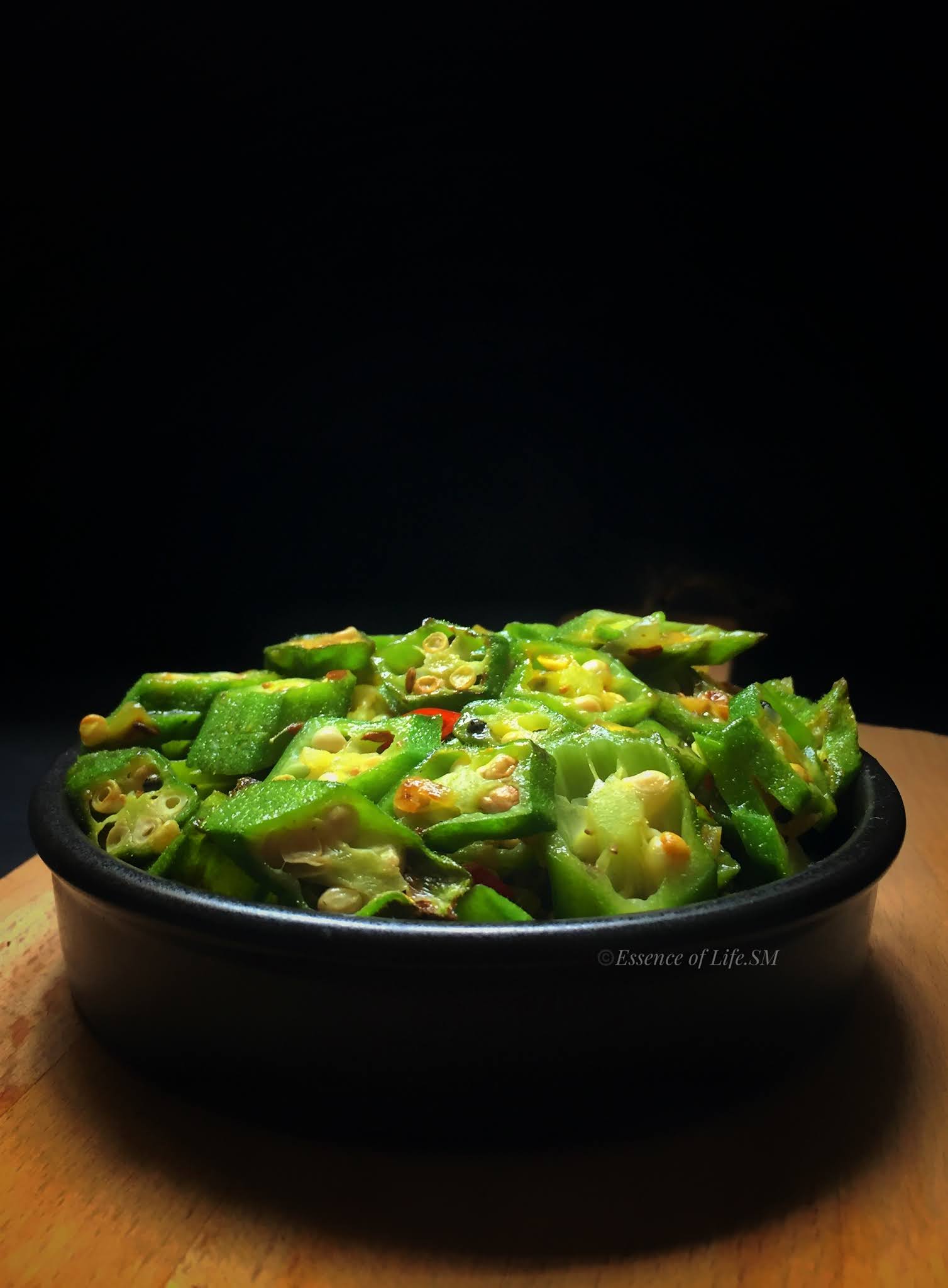 MALAYSIAN STYLE OKRA STIRFRY