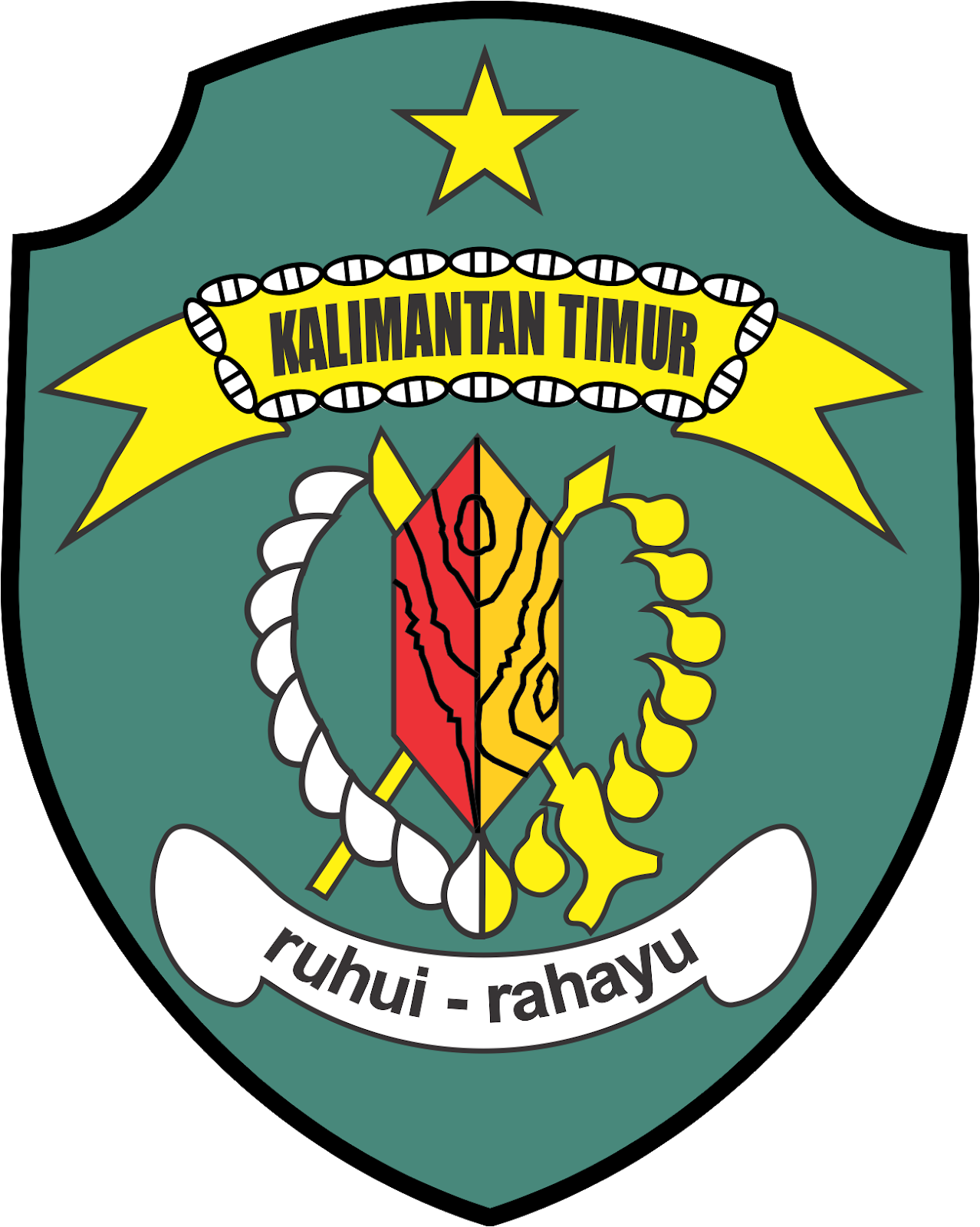 Free Vector Logo 10 Kabupaten Kota Kalimantan Timur (CDR & PNG