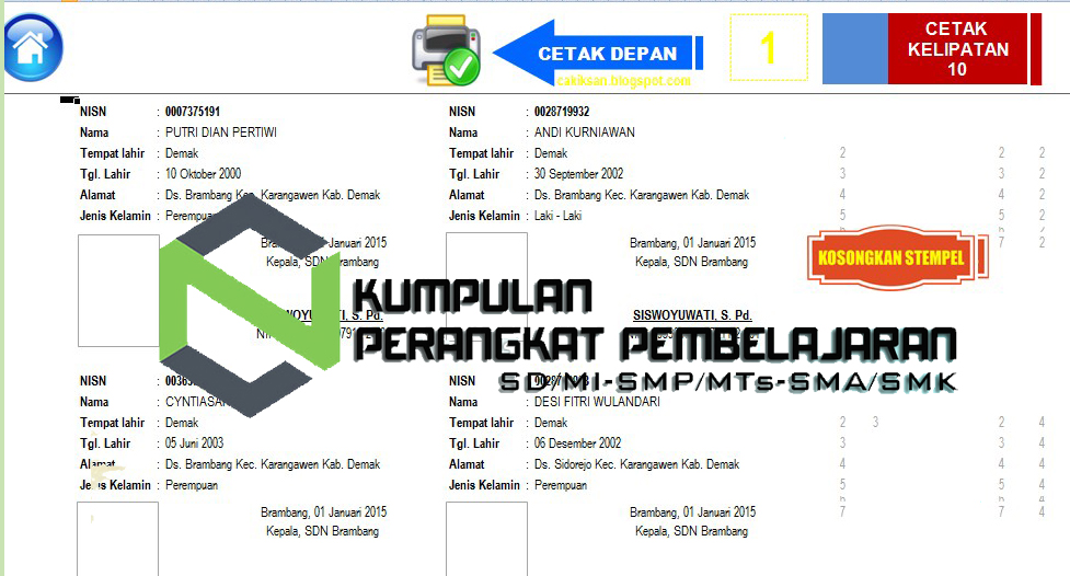 Download Aplikasi Cetak Kartu NISN Siswa 2017 Gratis Untuk Download Aplikasi Cetak Kartu NISN Siswa 2017 Gratis Untuk