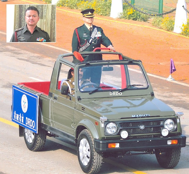 Lt Col Thapa UAV Test pilot who commanded DRDO's R-Day contingent 2012