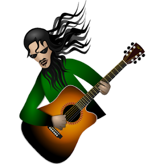 cartoon boy playing guitar pfp