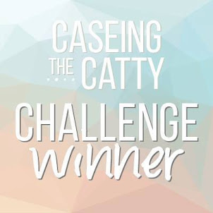 I was a Challenge Winner at CASEing The Catty!