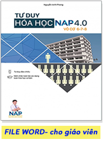 Bộ 4 sách Tư duy Hóa Học NAP 4.0 - tác giả: Nguyễn Anh Phong- file word