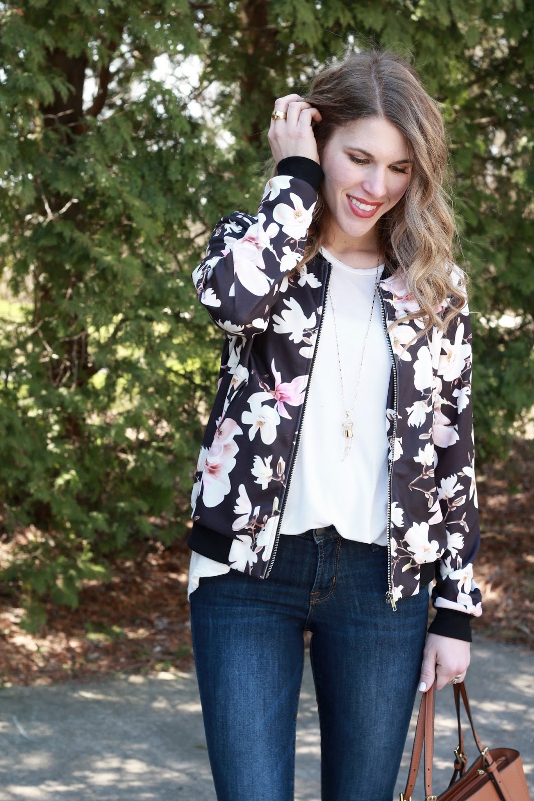Floral Bomber Jacket I do deClaire