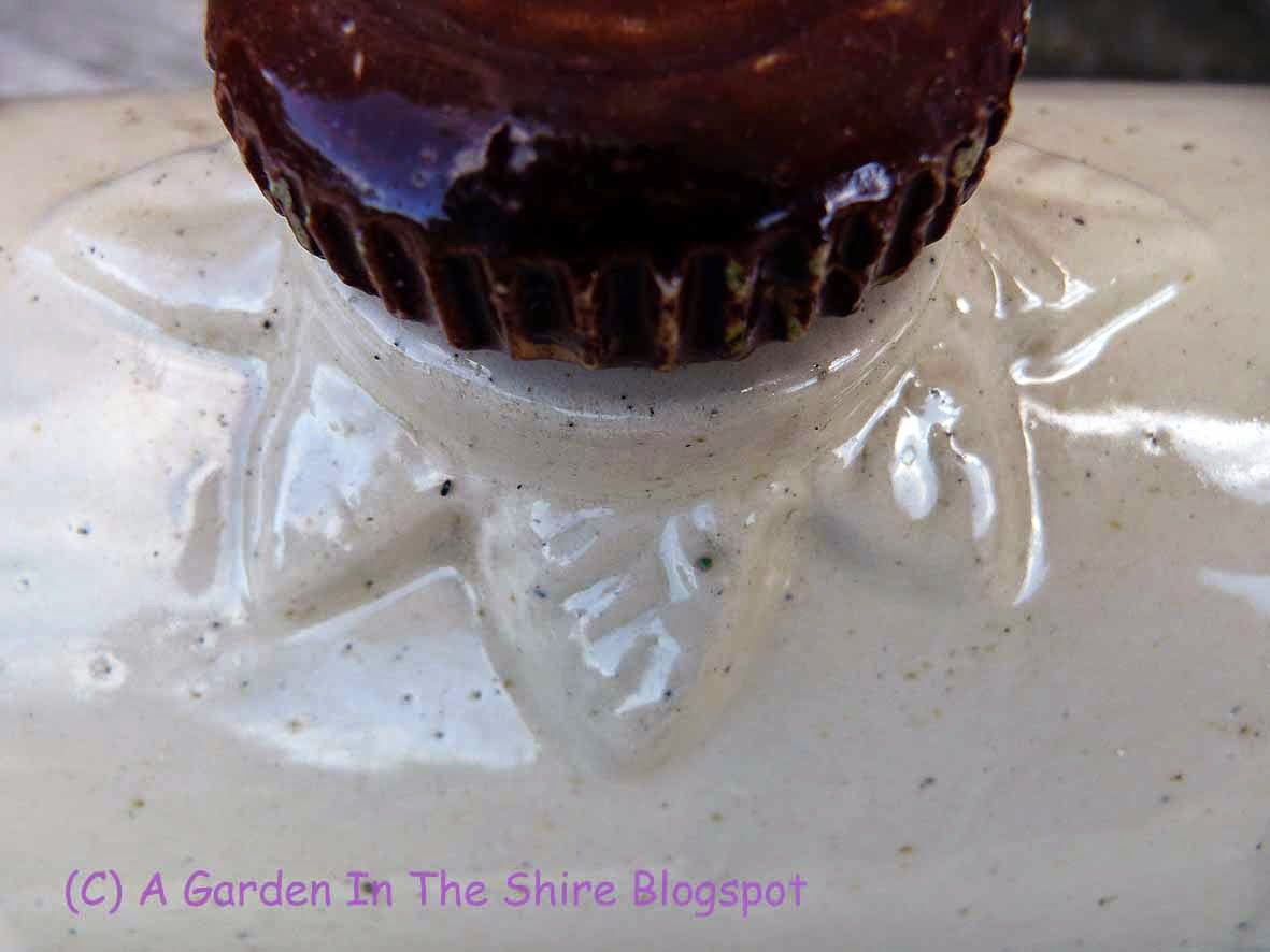 Country Ways and Cottage Days Vintage Stoneware Hot Water Bottle