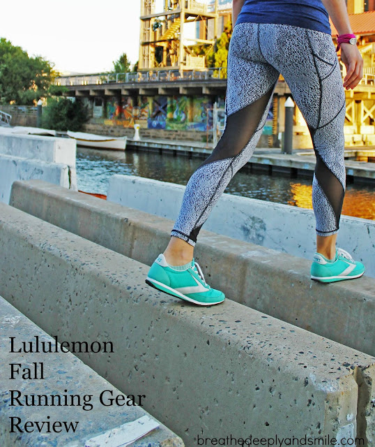 Breathe Deeply and Smile Running into Fall with Lululemon {gear review}