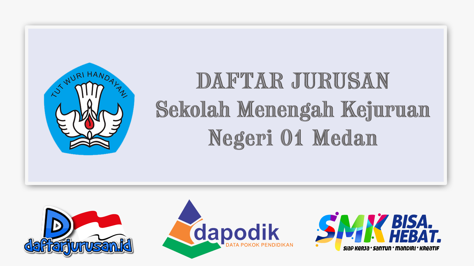Daftar Jurusan SMK Negeri 1 Medan, Sumatera Utara