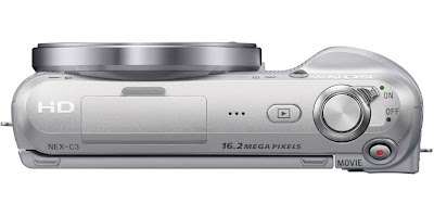 sony nex 3c silver top nex3c