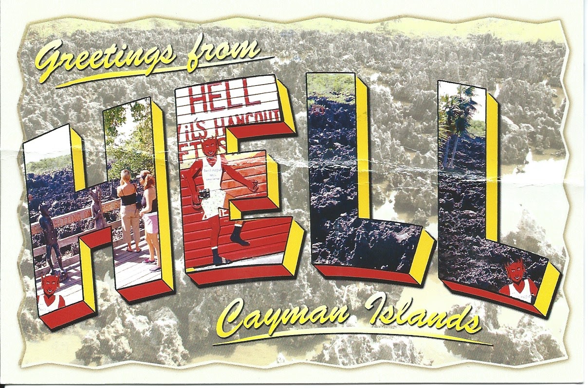 MY POSTCARDPAGE CAYMAN ISLANDS Greetings from Hell Grand Cayman