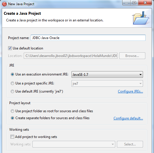 Dato Java: JDBC Java y PL-SQL