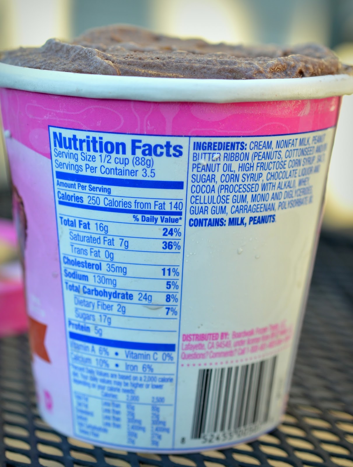food and ice cream recipes REVIEW Baskin Robbins Peanut Butter 'N