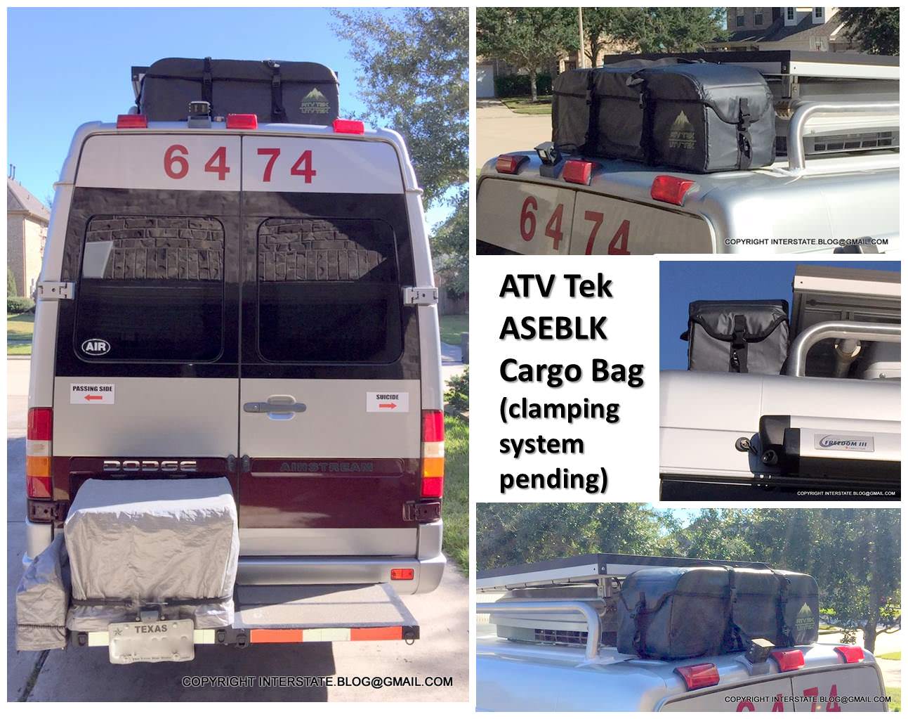 THE INTERSTATE BLOG ADDITIONAL ROOF STORAGE FOR THE AIRSTREAM INTERSTATE