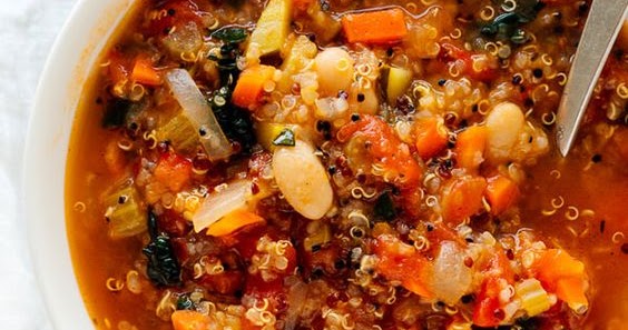Quinoa Vegetable Soup - Jagat Resep