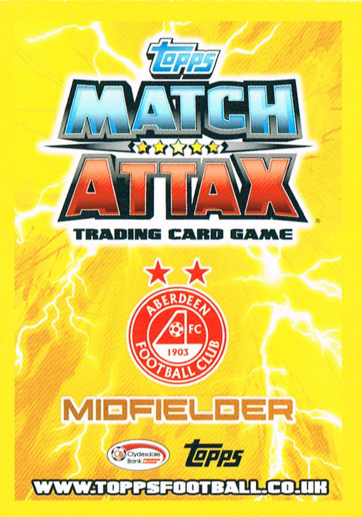 #022 Adam Matthews Match ATTAX 2012/13 spl-scottish premier league