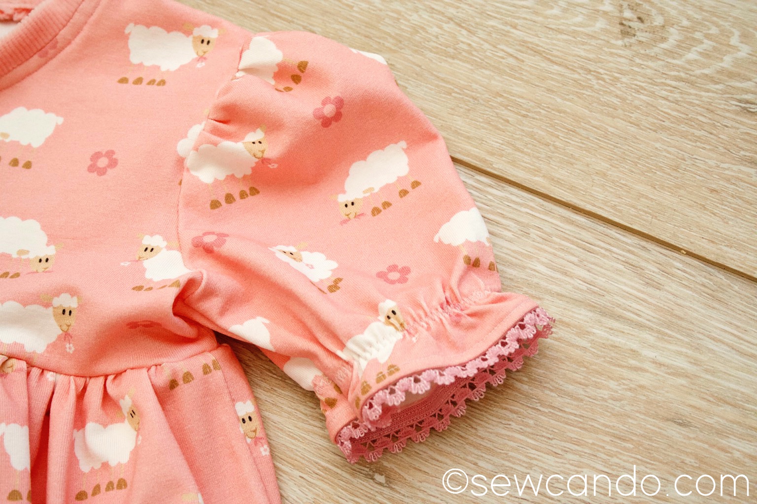 Sew Can Do My DIY'd Little Lamb Easter Baby Dress Set & Teether
