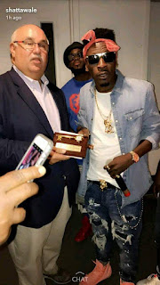 Shatta Wale given the Key to the City of Worcester, Massachusetts 