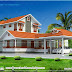 Kerala model double storied house