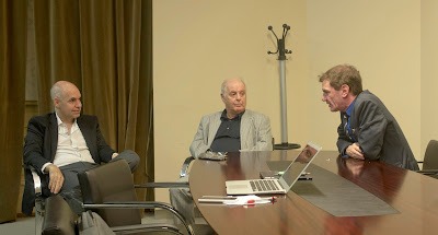 Encuentro entre Daniel Barenboim, Darío Lopérfido y Horacio Rodríguez Larreta