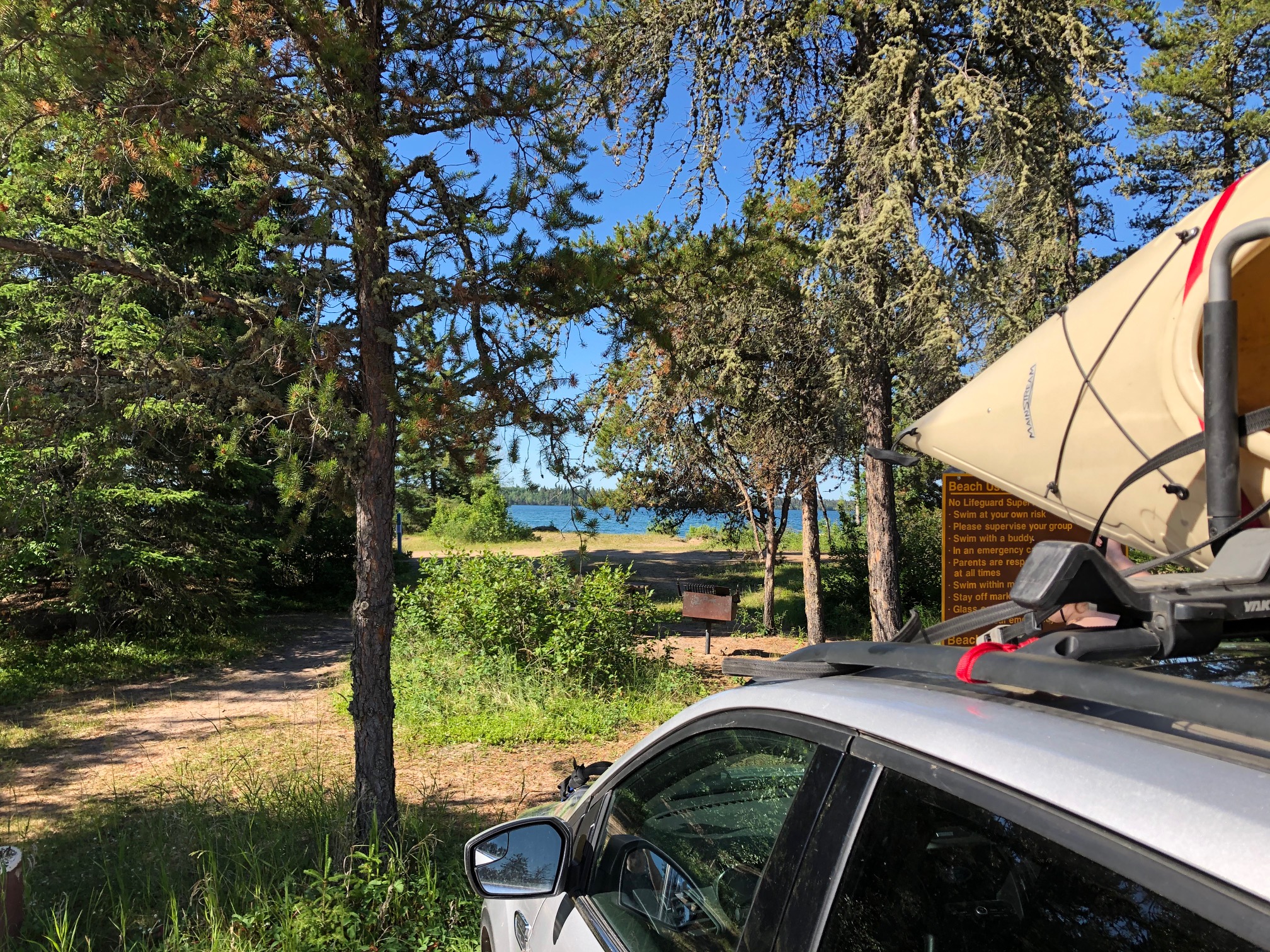 Paddling Near Edmonton, Alberta, Canada Kimball Lake, Saskatchewan