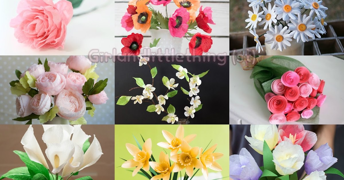 Hướng dẫn làm hoa giấy đơn giản và đẹp