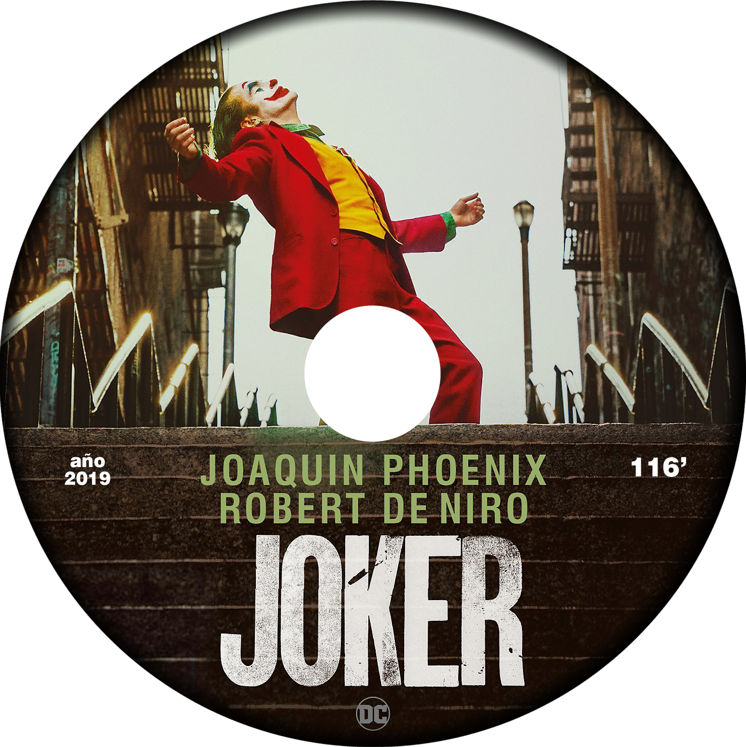 Caratulas de películas DVD para cajas CD Joker [2019]