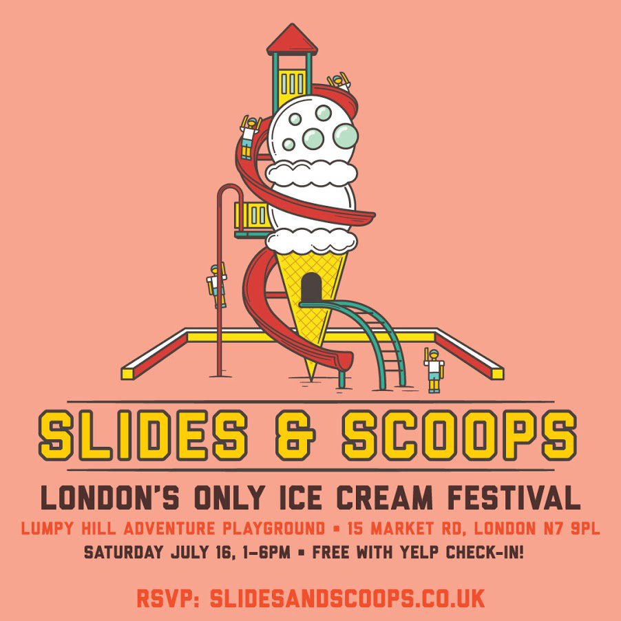 London Popups Yelp!'s 'Slides and Scoops' Ice Cream Festival for