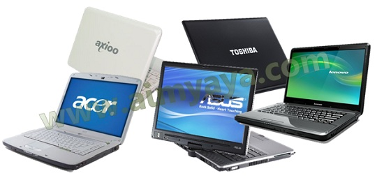  Gambar: Beberapa laptop yang umum ada di pasaran