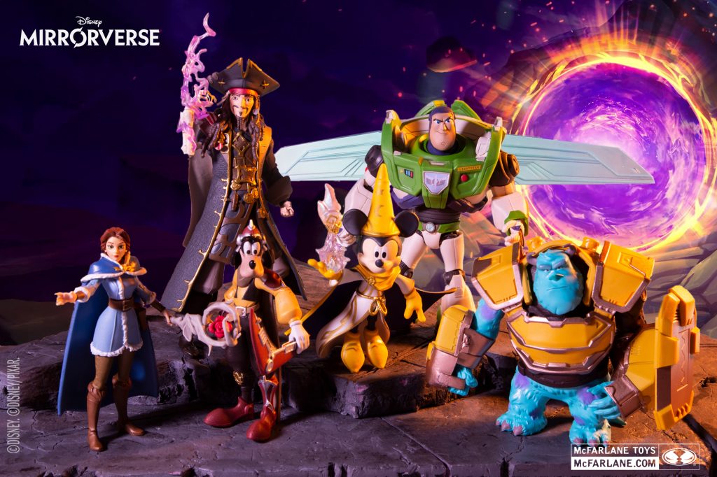 McFarlane Toys Disney Mirrorverse Action Figures Revealed Disney Magical Kingdom Blog