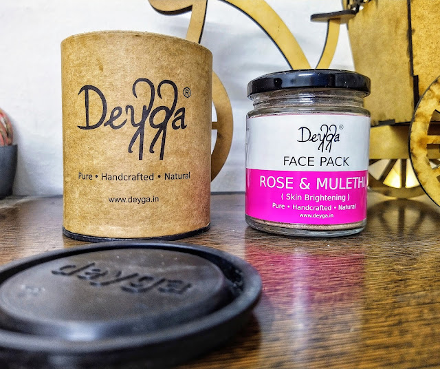 deyga rose and mulethi face pack