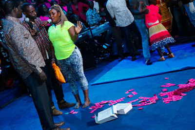 See The Boxes Of Condoms An Ex Prostitute Brought To Church After Her Deliverance. Nouh