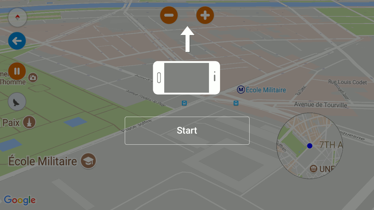 MapWalker Simulated Travel Android