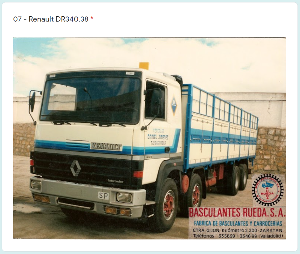 colección camiones y autobuses españoles