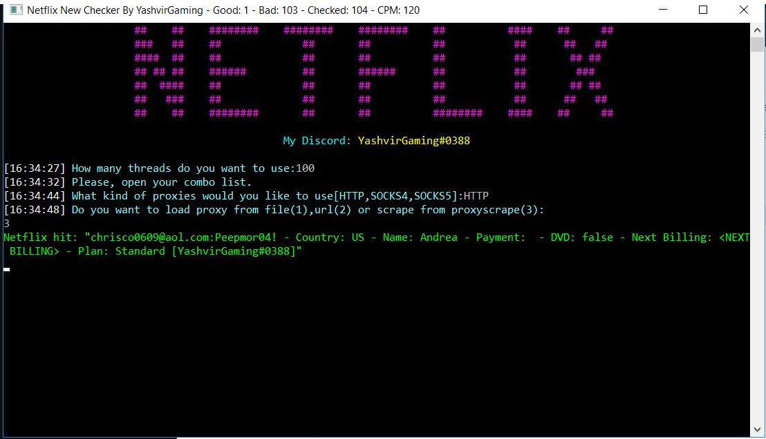 Netflix V3 Checker By YashvirGaming safelink