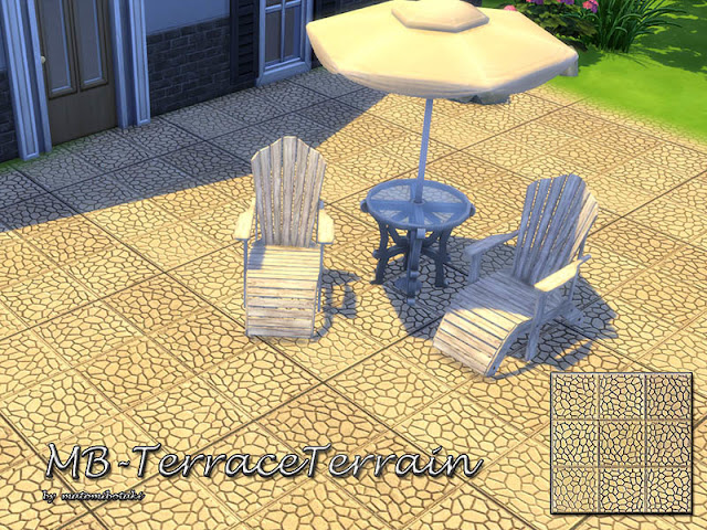 Каменное покрытия пола для The Sims 4 со ссылками на скачивание