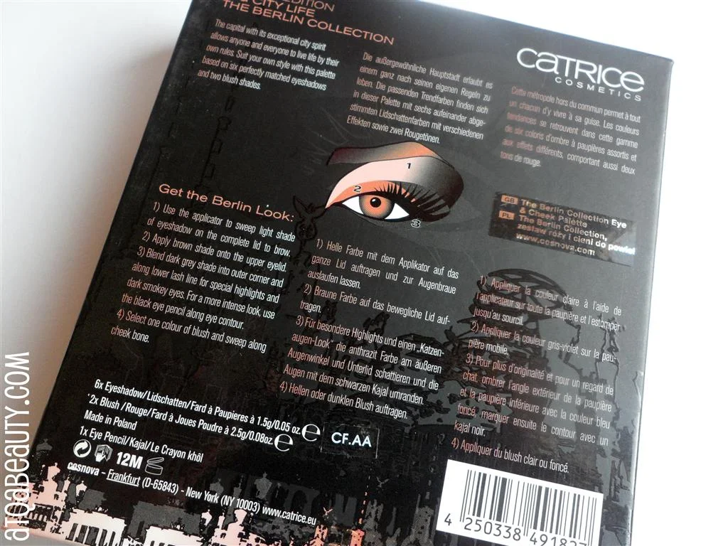 Catrice, The Berlin Collection, Eye and Cheek Palette