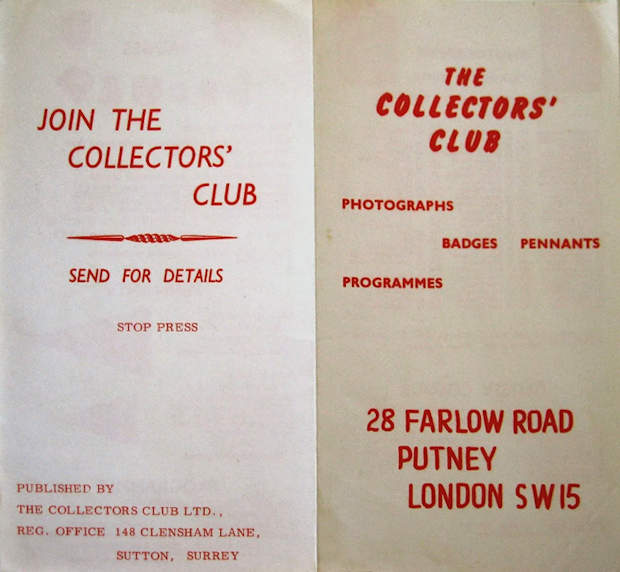 Football Cartophilic Info Exchange The Collectors' Club Football